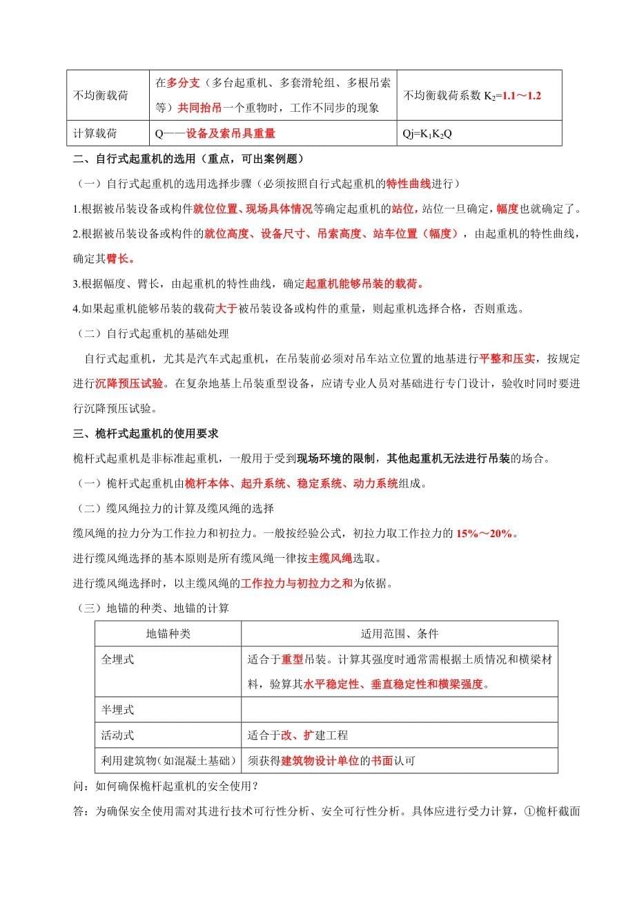 二级建造师机电实务必考知识点汇总名师制作优质教学资料_第5页