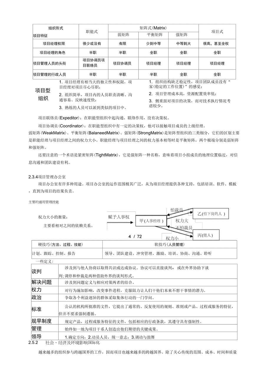 项目管理学习笔记+PMBOK知识体系_第4页