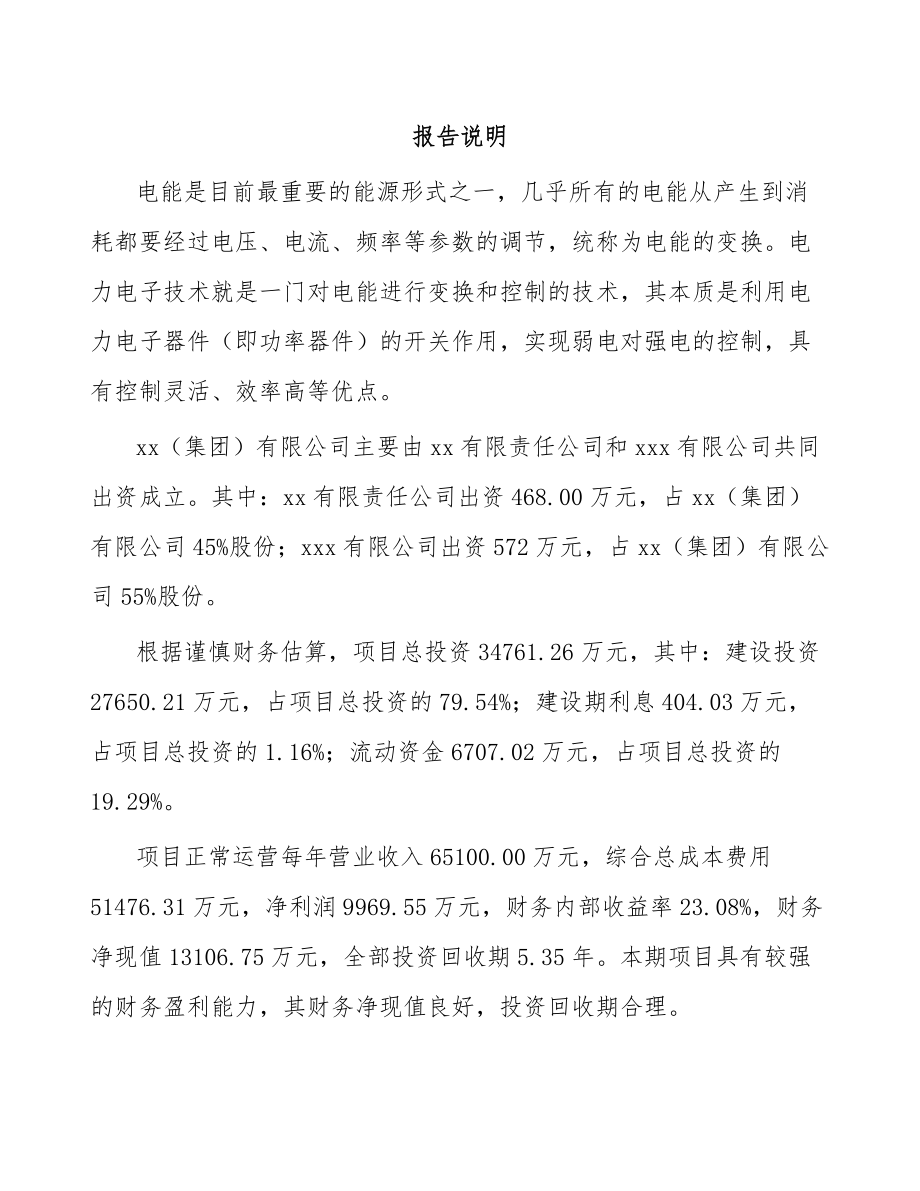 东莞关于成立功率芯片公司可行性报告_第2页