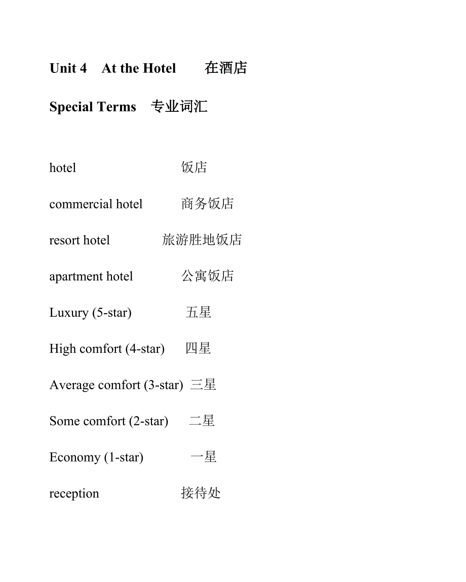 酒店英文新版.doc_第1页