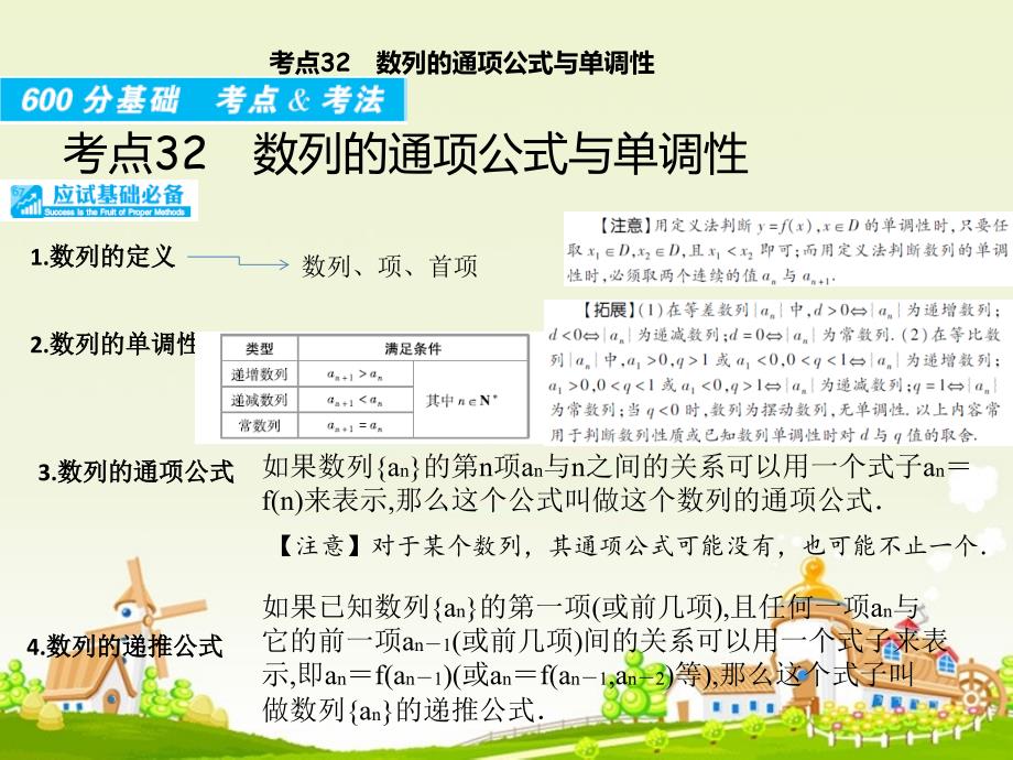 高考数学大一轮复习 专题6 数列课件 理_第3页