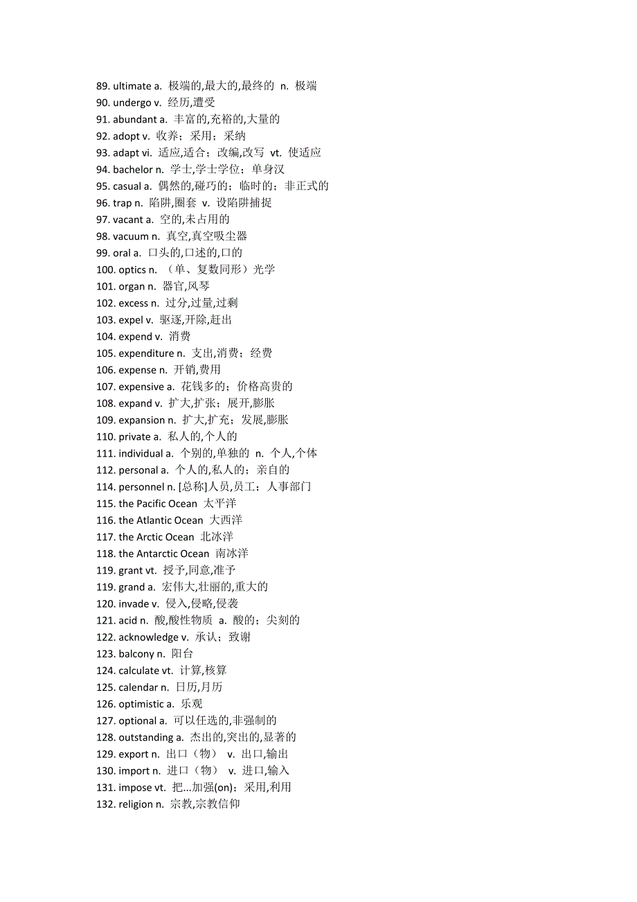 历年高考英语阅读理解高频词汇汇总.doc_第3页