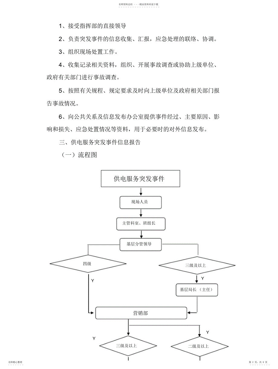 2022年2022年供电服务突发事件专项应急预案_第2页