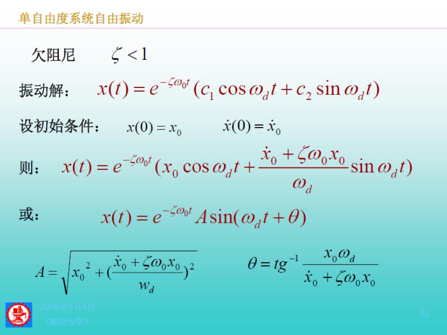 机械振动单自由度系统的简谐强迫振动1ppt课件_第3页