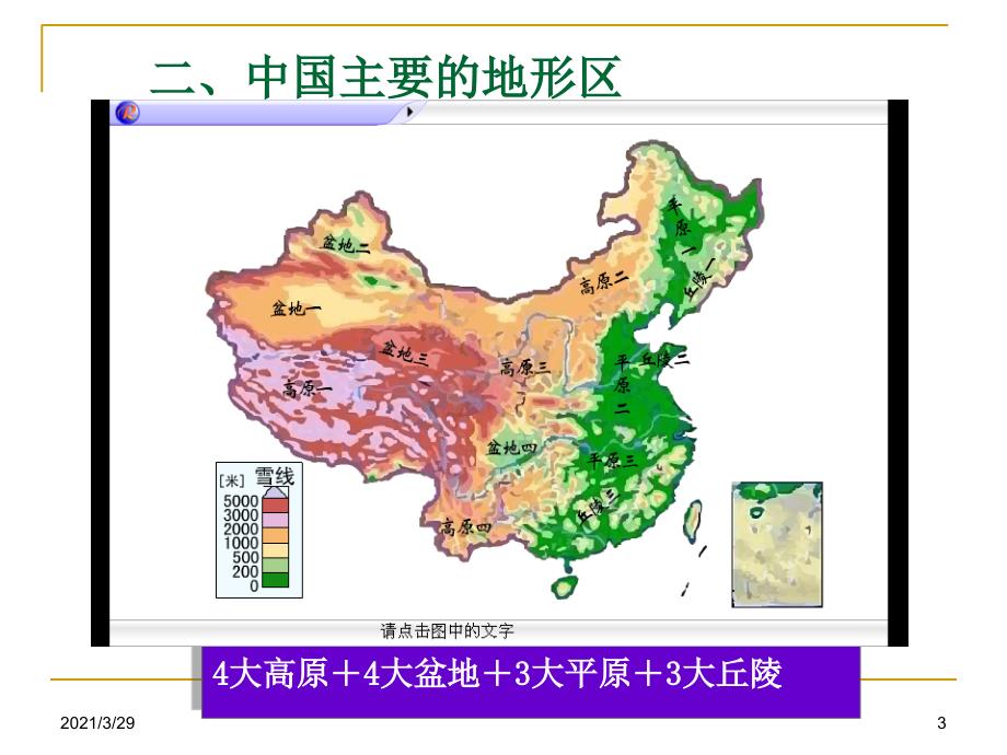 中国主要的地形区课堂PPT_第3页