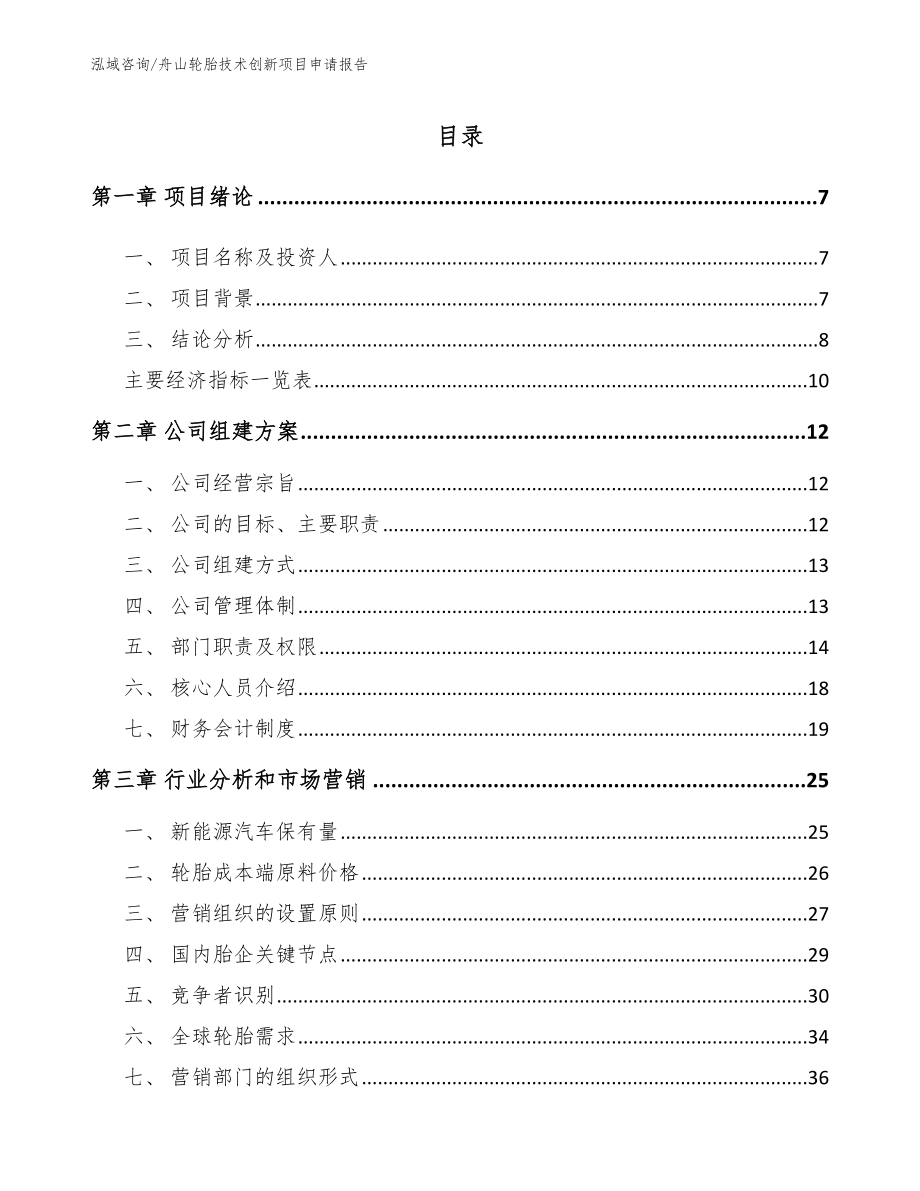 舟山轮胎技术创新项目申请报告_第2页