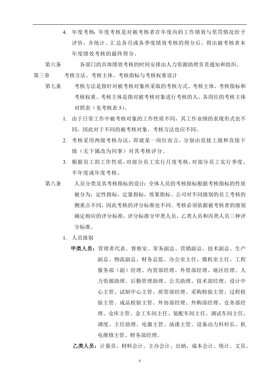 某公司绩效考核全套流程表格.doc_第4页