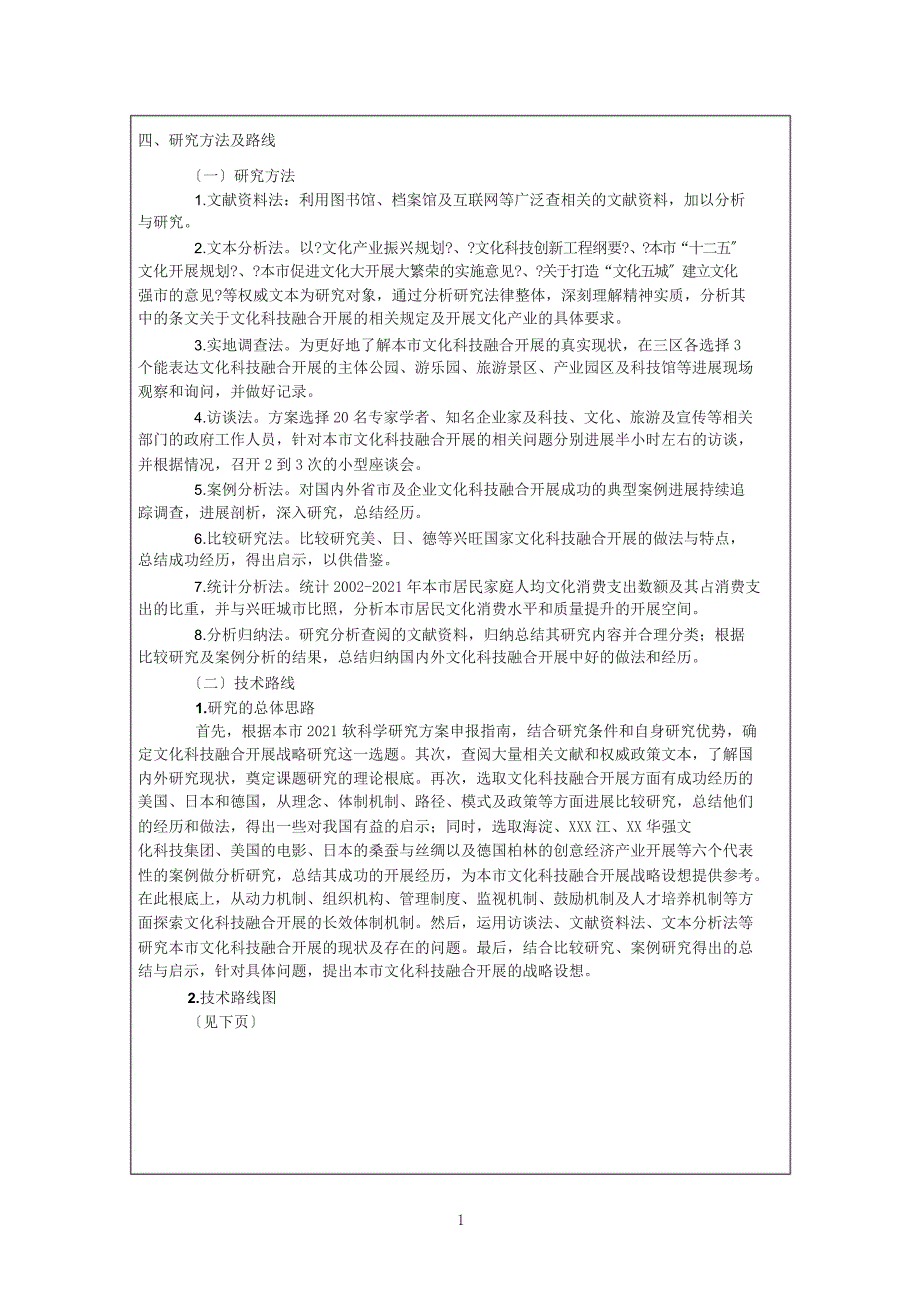 课题的研究方法与技术路线图模板_第1页