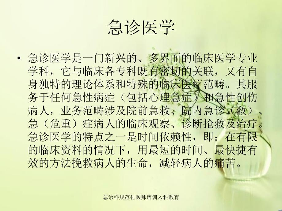 急诊科规范化医师培训入科教育课件_第3页