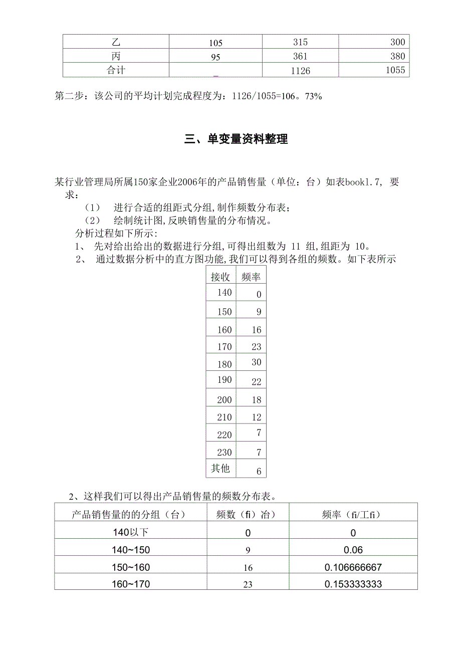 统计学课程设计报告书_第3页