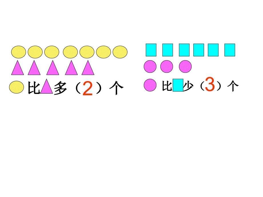 人教版一年级上册数学期中复习1_第5页