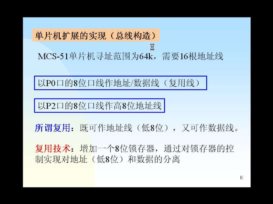 江苏大学嵌入式系统与单片机4单片机存储器扩展课件_第3页