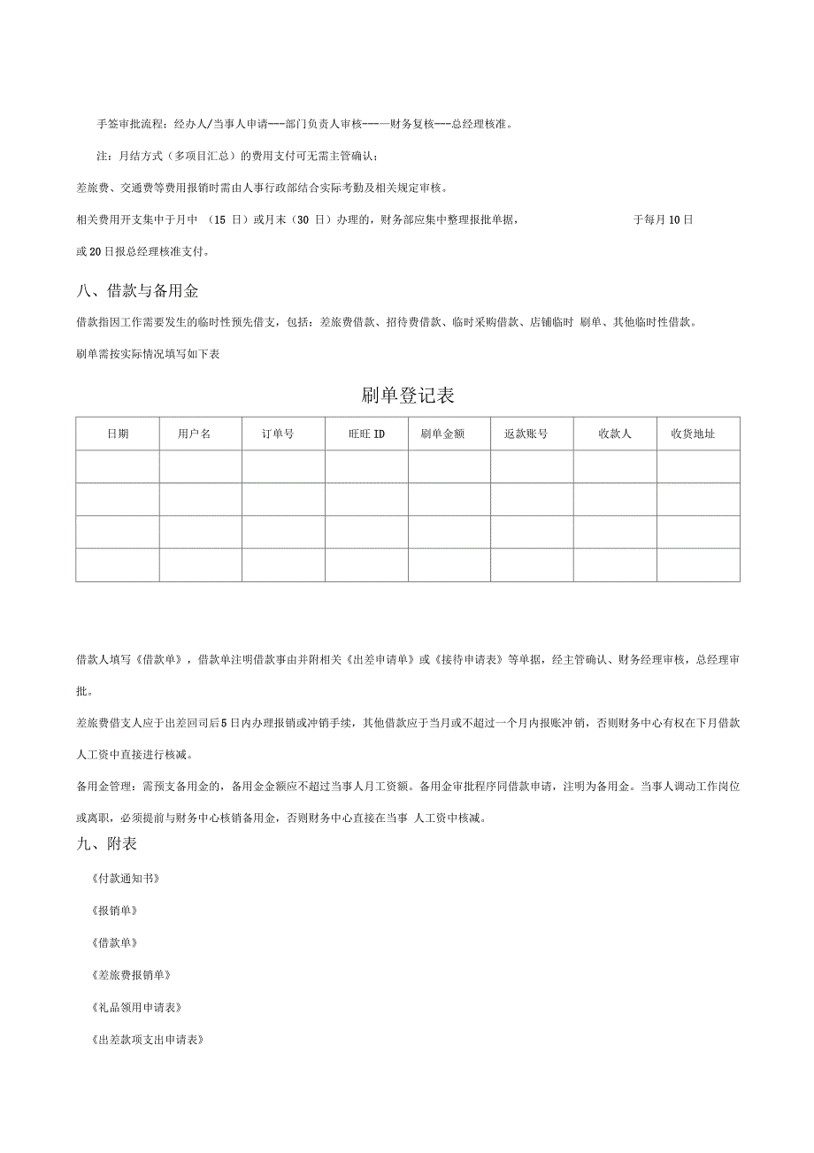 电子商务公司财务管理制度_第4页