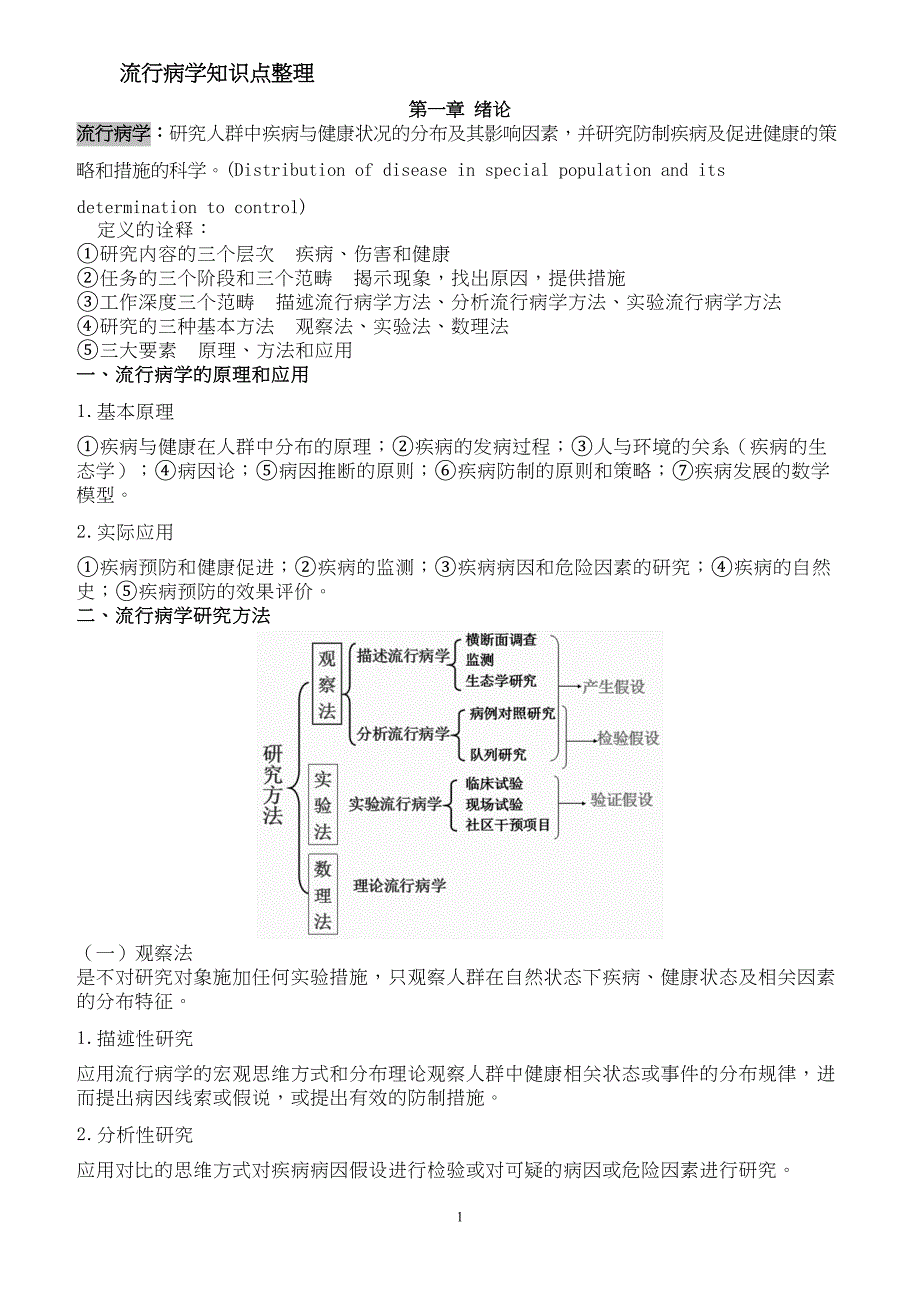 流行病学复习知识点_第1页