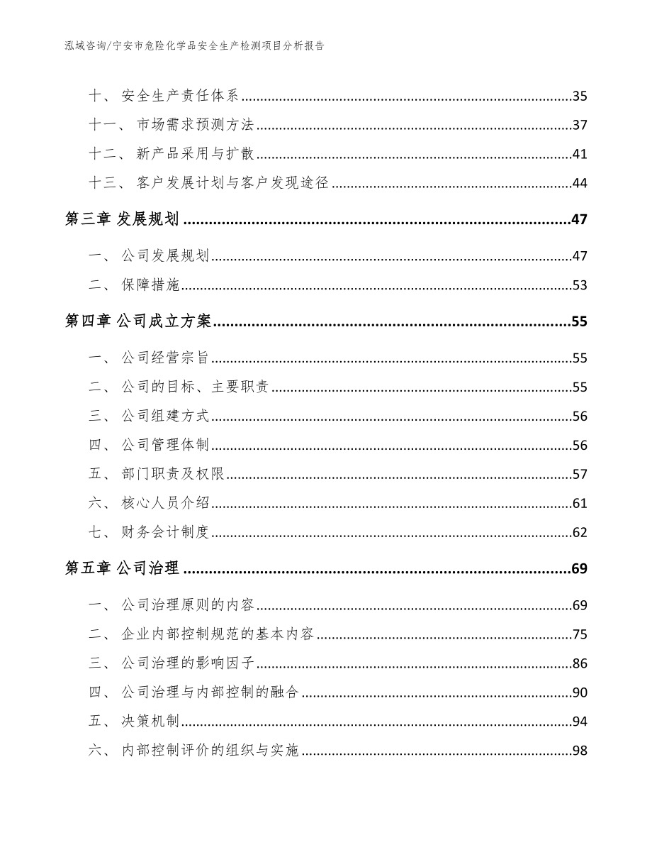 宁安市危险化学品安全生产检测项目分析报告模板范文_第2页