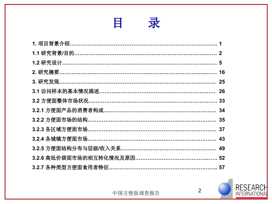 中国方便面调查报告课件_第2页