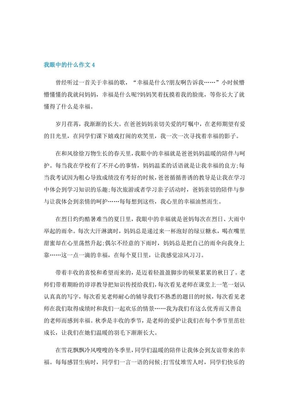 我眼中的什么作文精选5篇_第5页