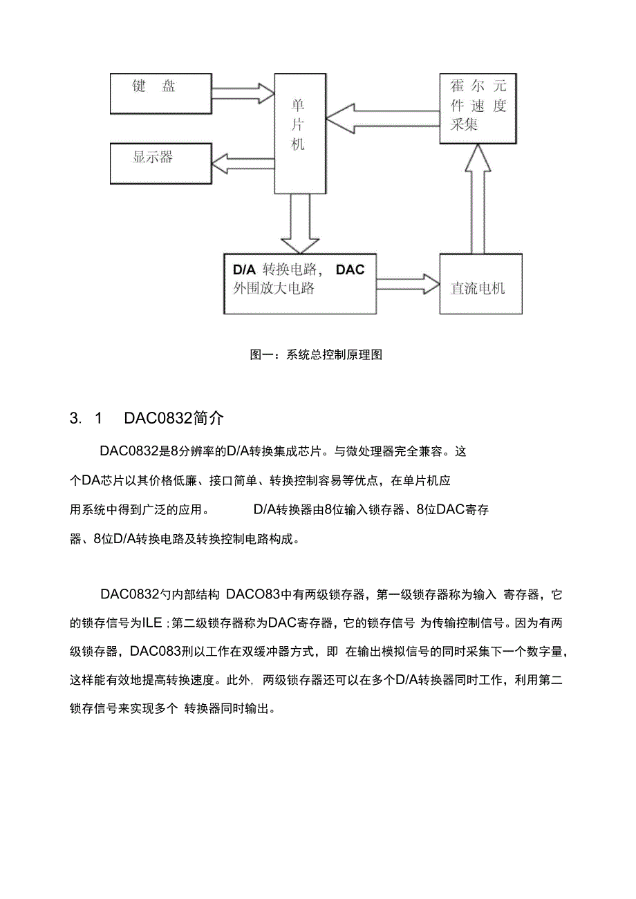 燕山大学单片机课程设计直流电机控制_第5页