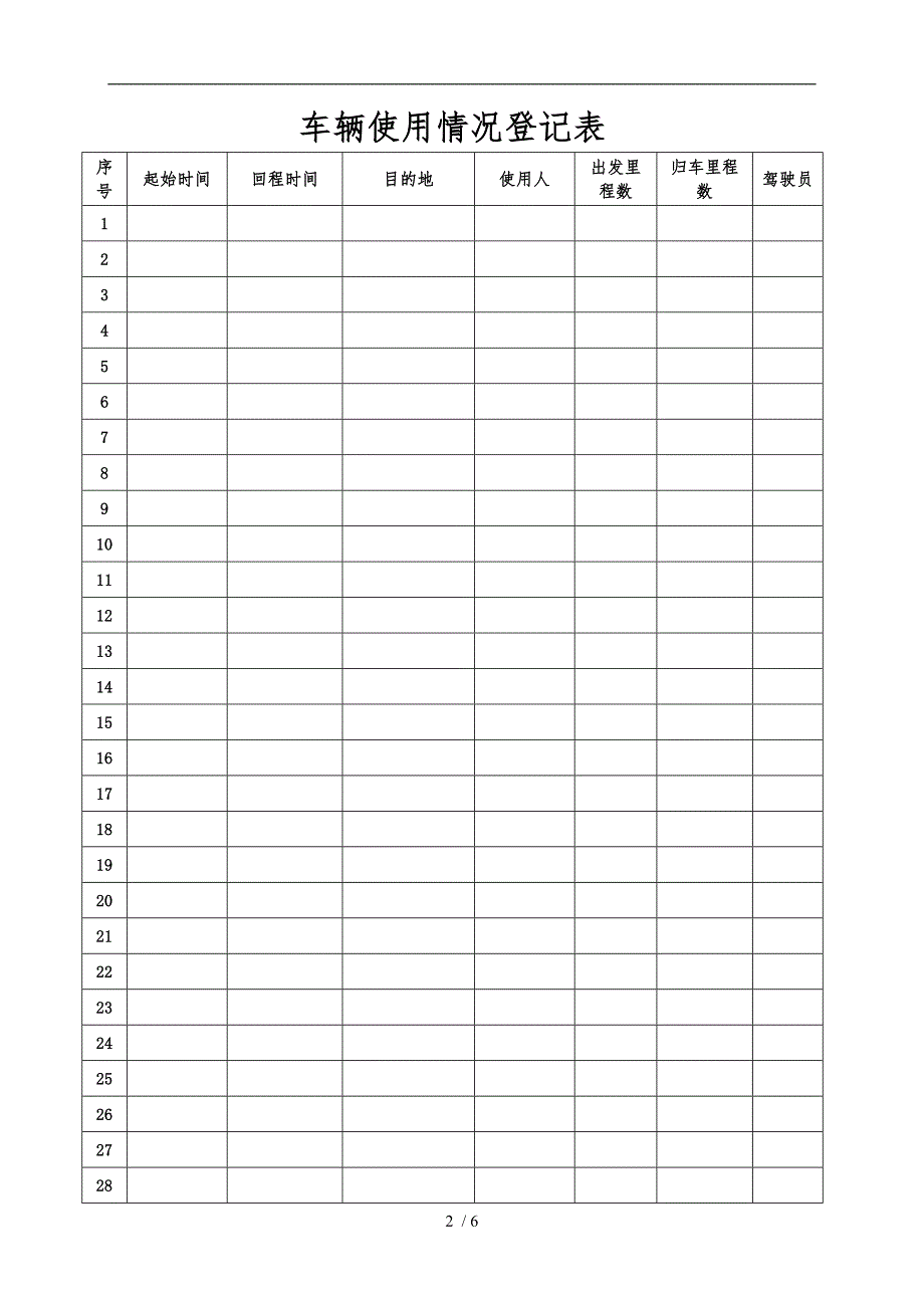 车辆随车安全行驶台账_第2页