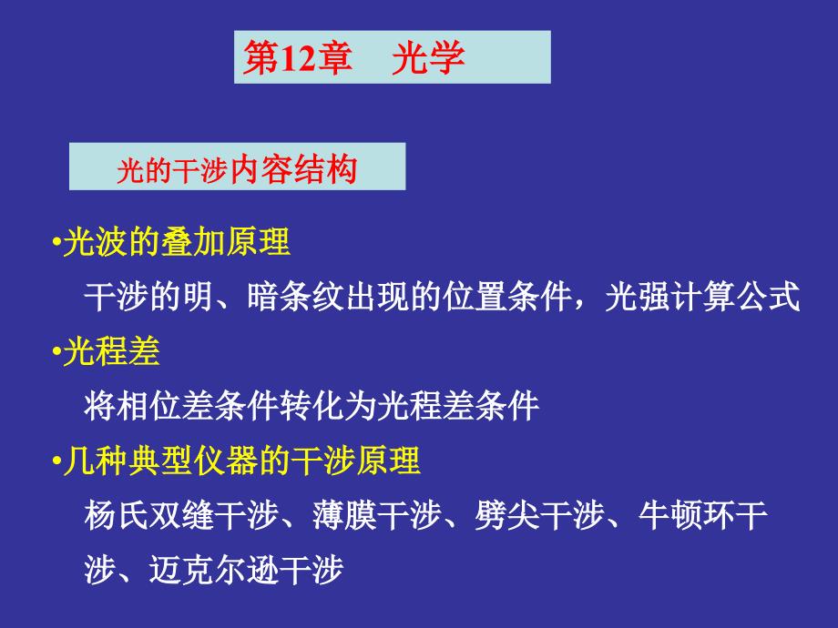 第十二章光学干涉课件_第3页