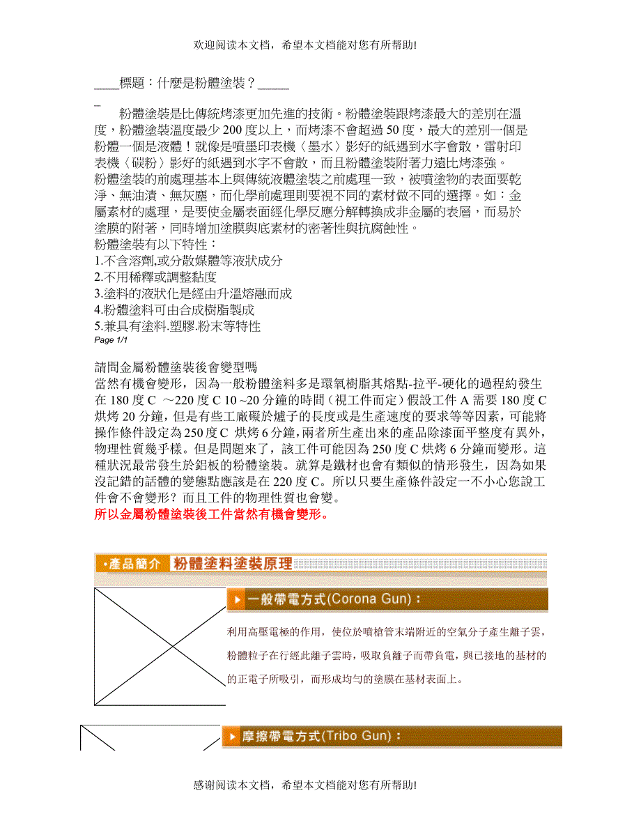 粉体涂装的相关资料_第1页