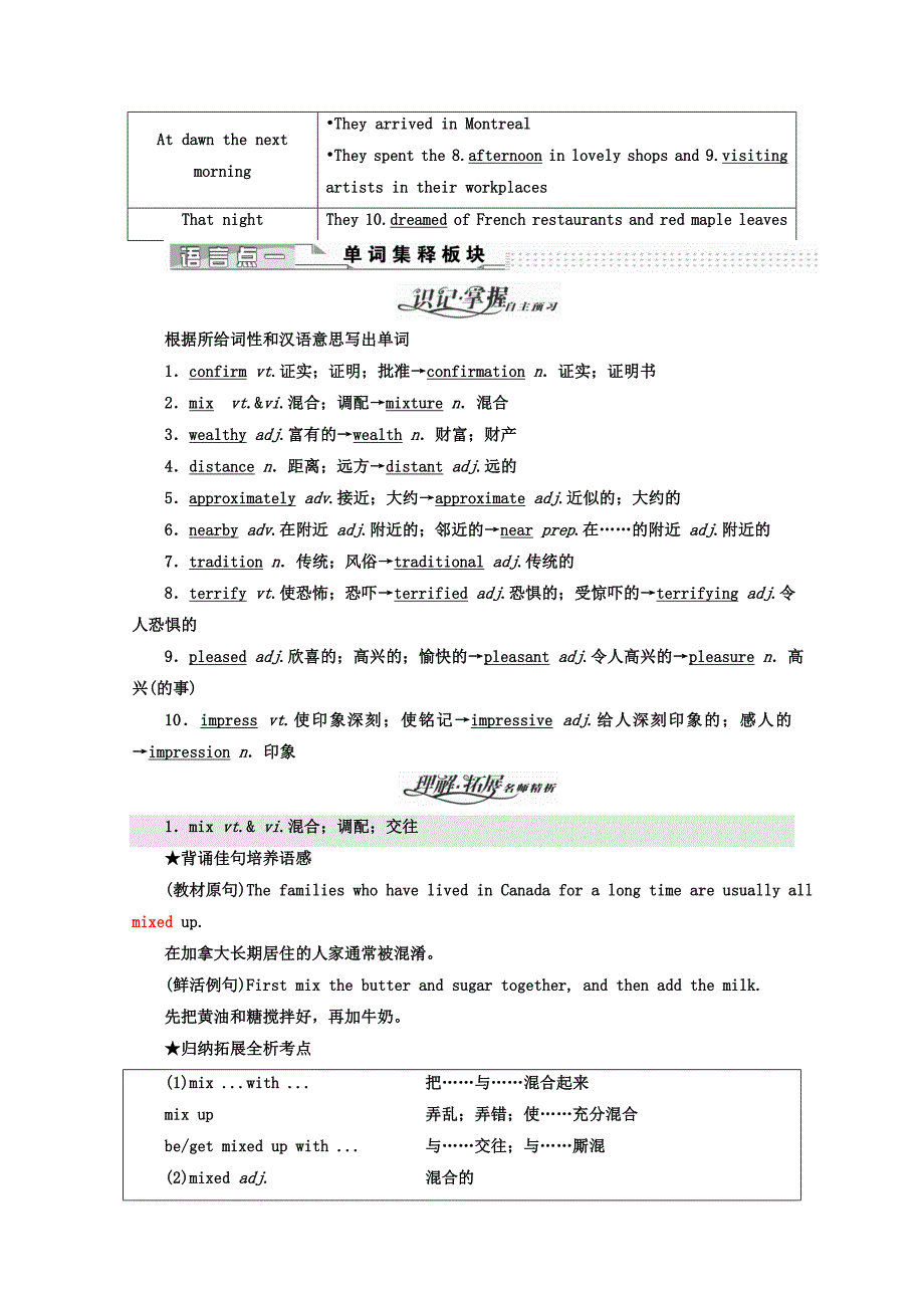 高中英语人教版 必修3教师用书：Unit 5 SectionⅢ LearningaboutLanguageUsingLanguage Word版含答案_第2页