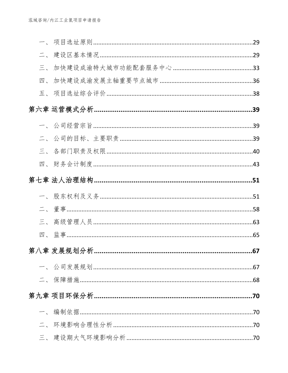 内江工业氢项目申请报告参考范文_第2页