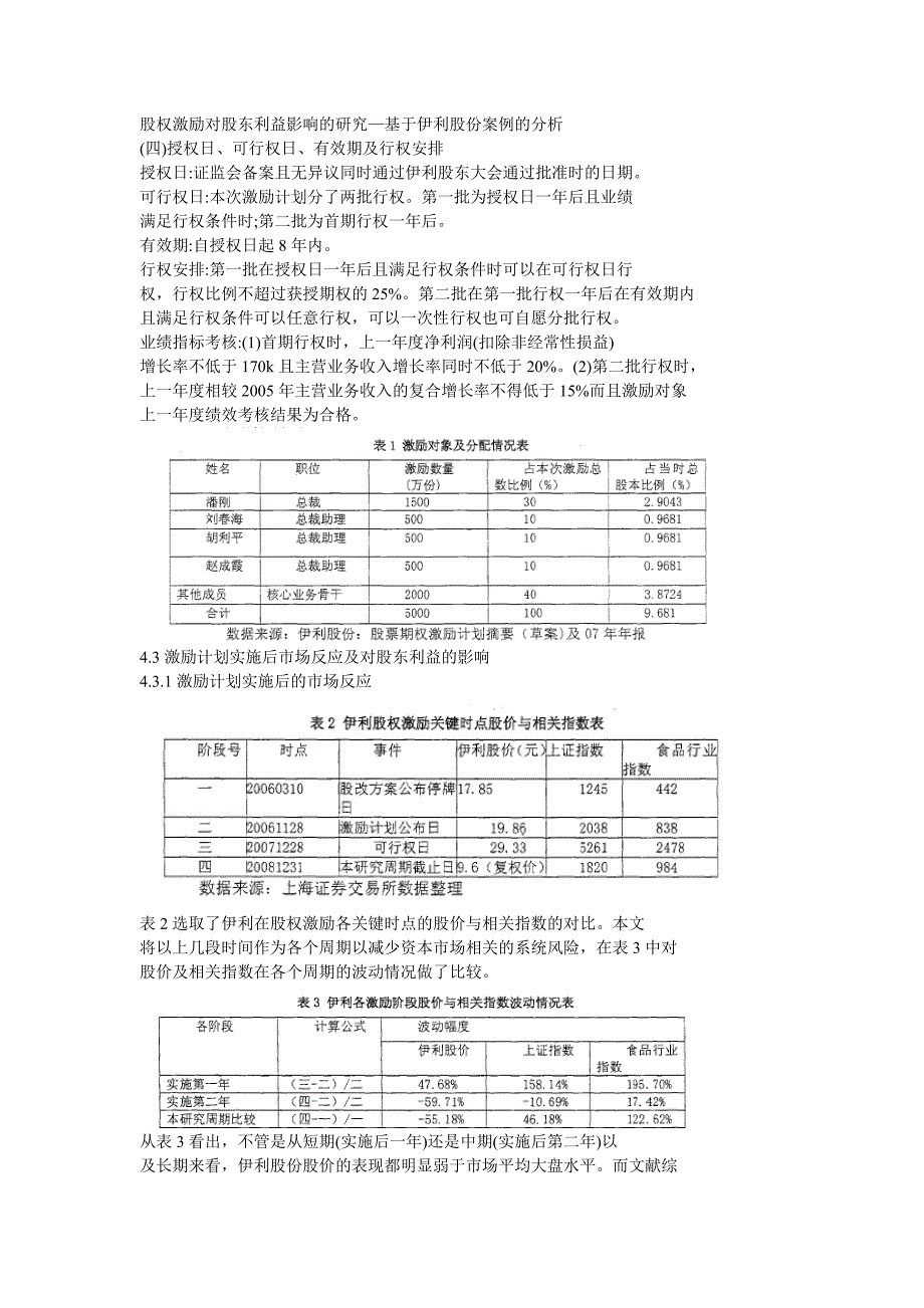 伊利股份股权激励案例分析_第2页