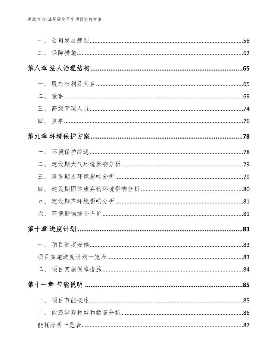 汕尾固废再生项目实施方案_第5页