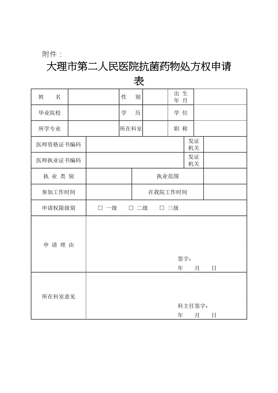 抗菌药物分级授权与再授权管理制度_第4页