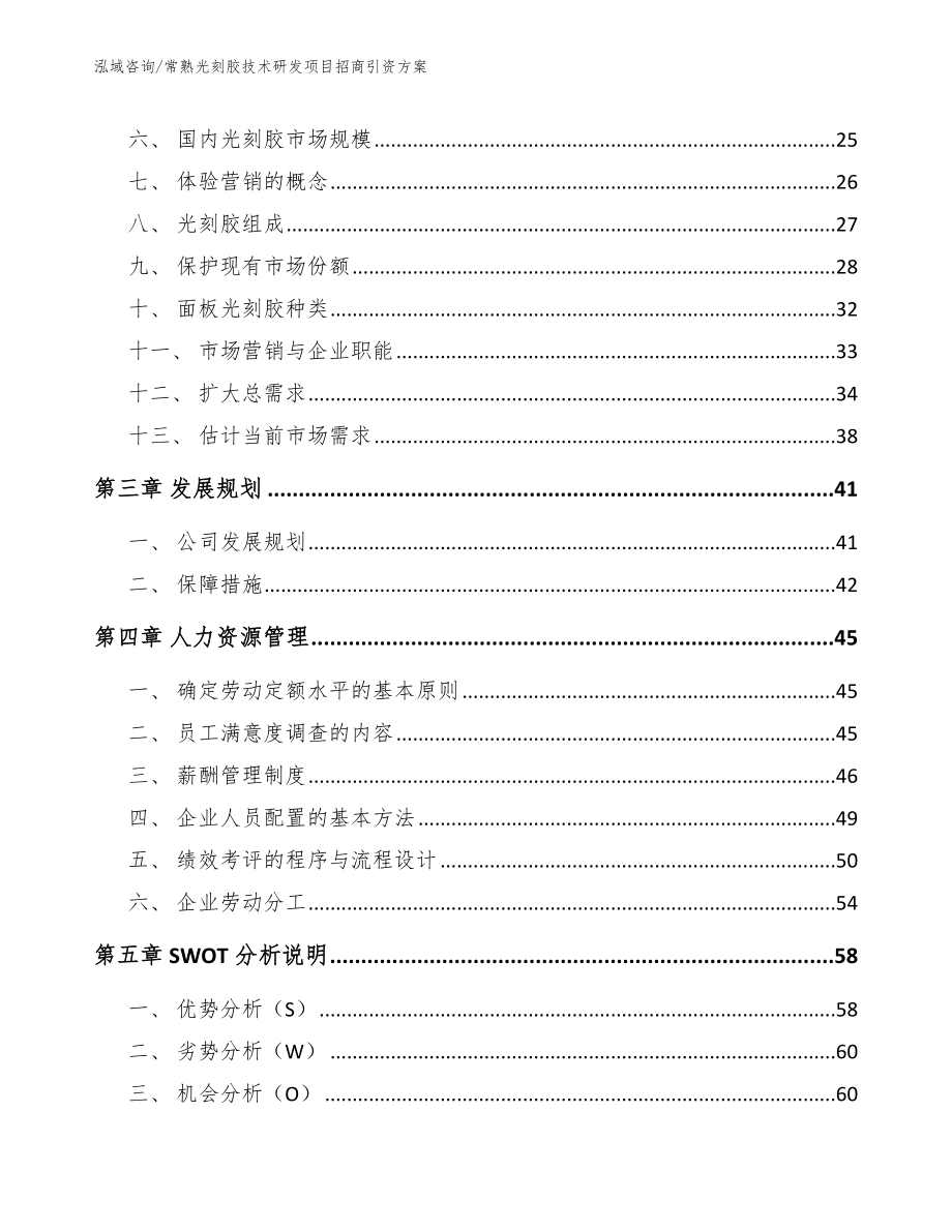 常熟光刻胶技术研发项目招商引资方案（范文模板）_第4页