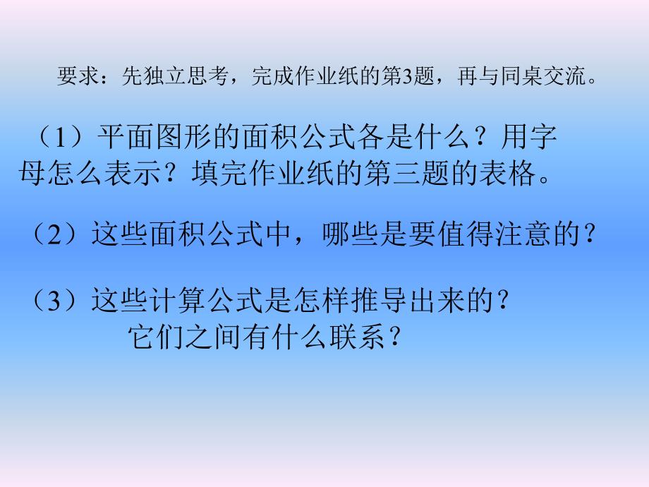 精品人教版小学数学平面图形的周长和面积的整理与复习教学课件精品ppt课件_第4页