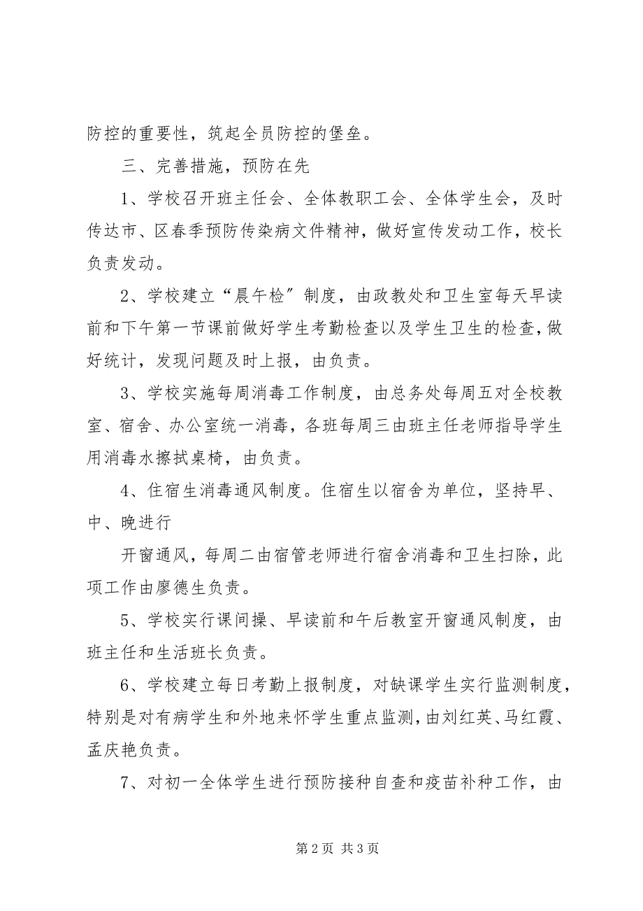 2023年流行性感冒防控管理工作实施方案.docx_第2页