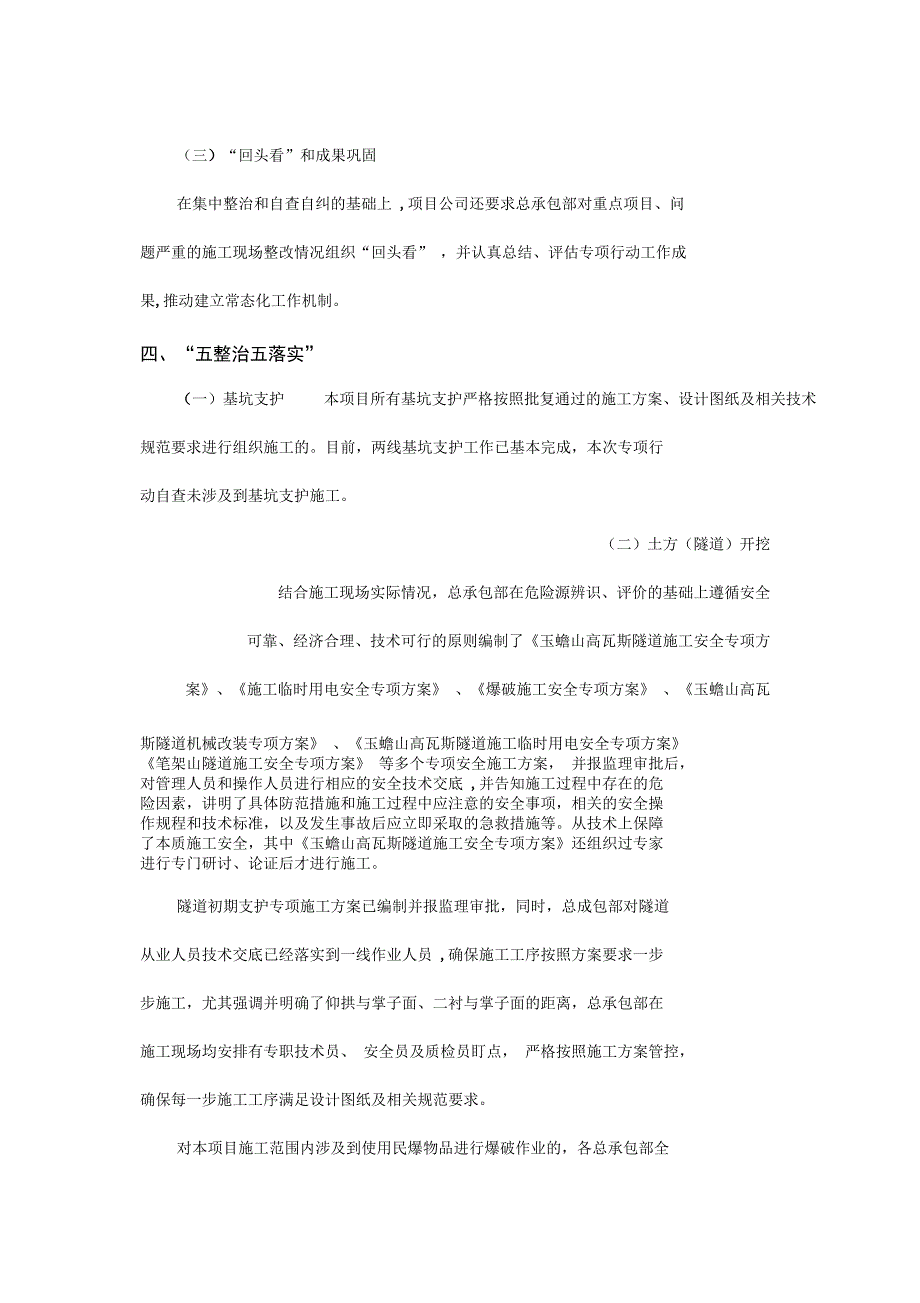 泸州项目落实施工方案专项行动自查报告完整_第4页