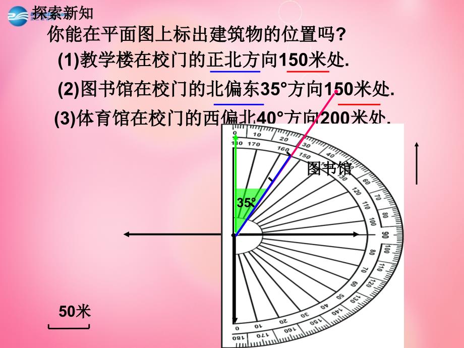 四年级数学下册 2.位置与方向第2课时画方位图课件 新人教版_第3页