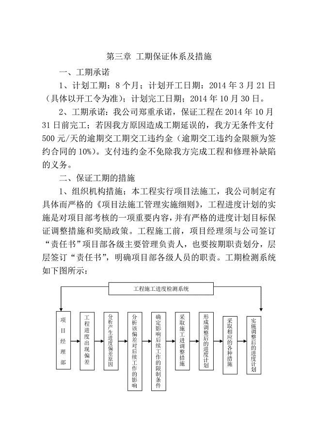 第三章-工期保证体系及措施
