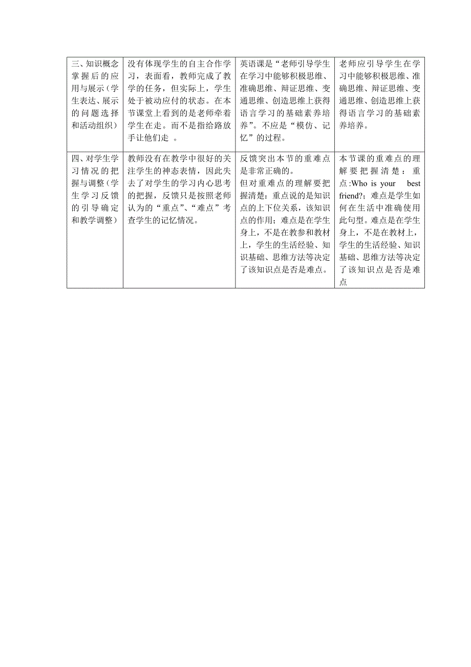 郝美玲课堂观察记录与分析_第3页