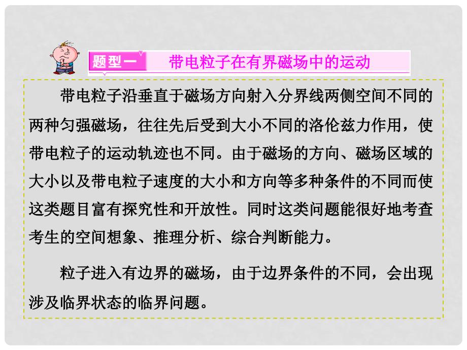 高考物理二轮复习 特色专题 电场与磁场 解答题专攻课件_第3页