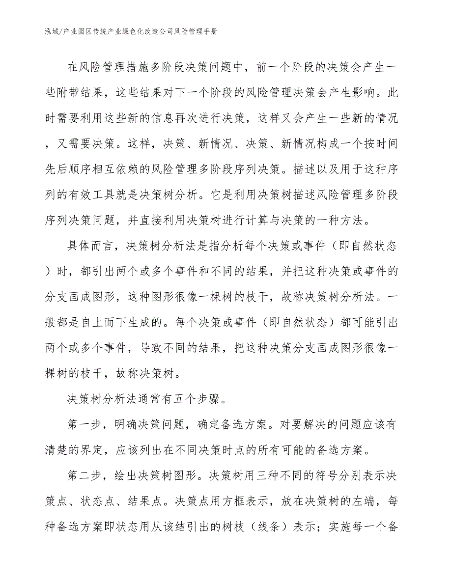 产业园区传统产业绿色化改造公司风险管理手册_参考_第2页