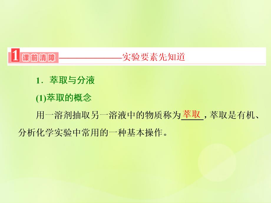 高中化学专题1物质的分离与提纯课题1海带中碘元素的分离及检验课件苏教选修6_第4页