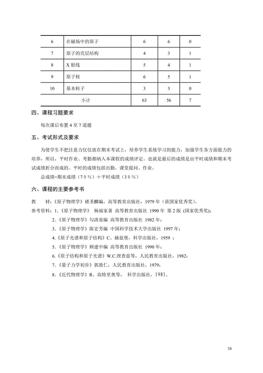 05原子物理课程教学大纲.doc_第4页