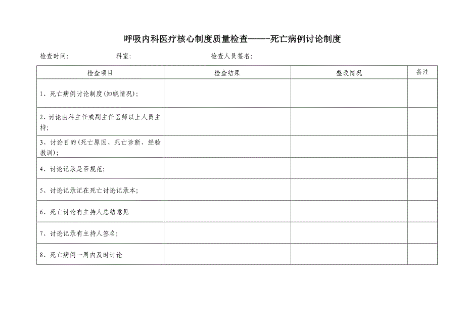 呼吸内科核心制度检查表.doc_第3页