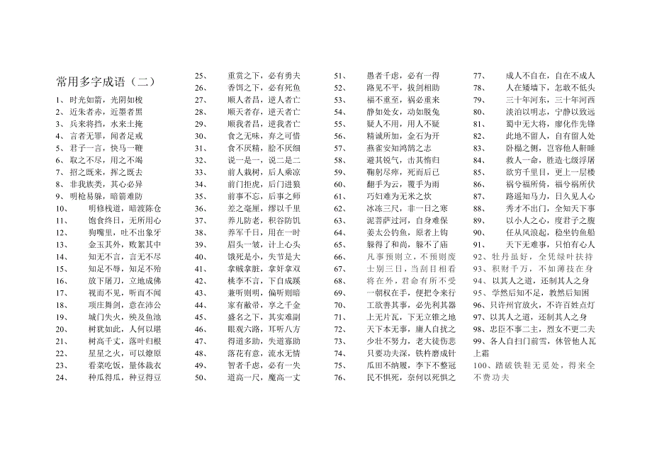 常用多字成语200条.doc_第3页