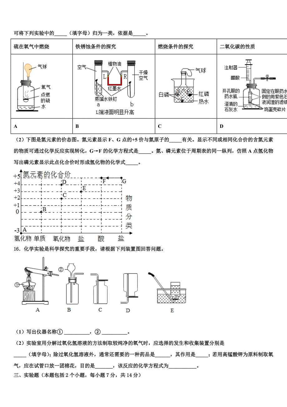 陕西省商南县2022年化学九上期末统考试题含解析.doc_第4页