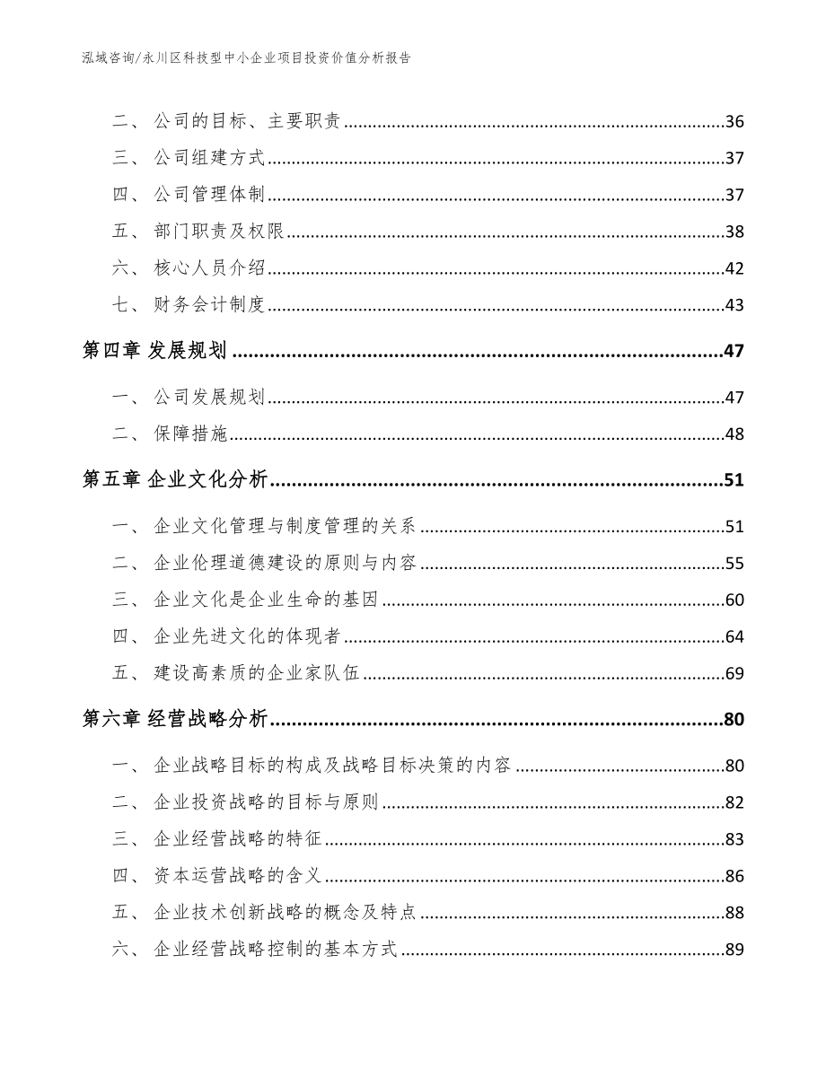 永川区科技型中小企业项目投资价值分析报告（模板范本）_第3页