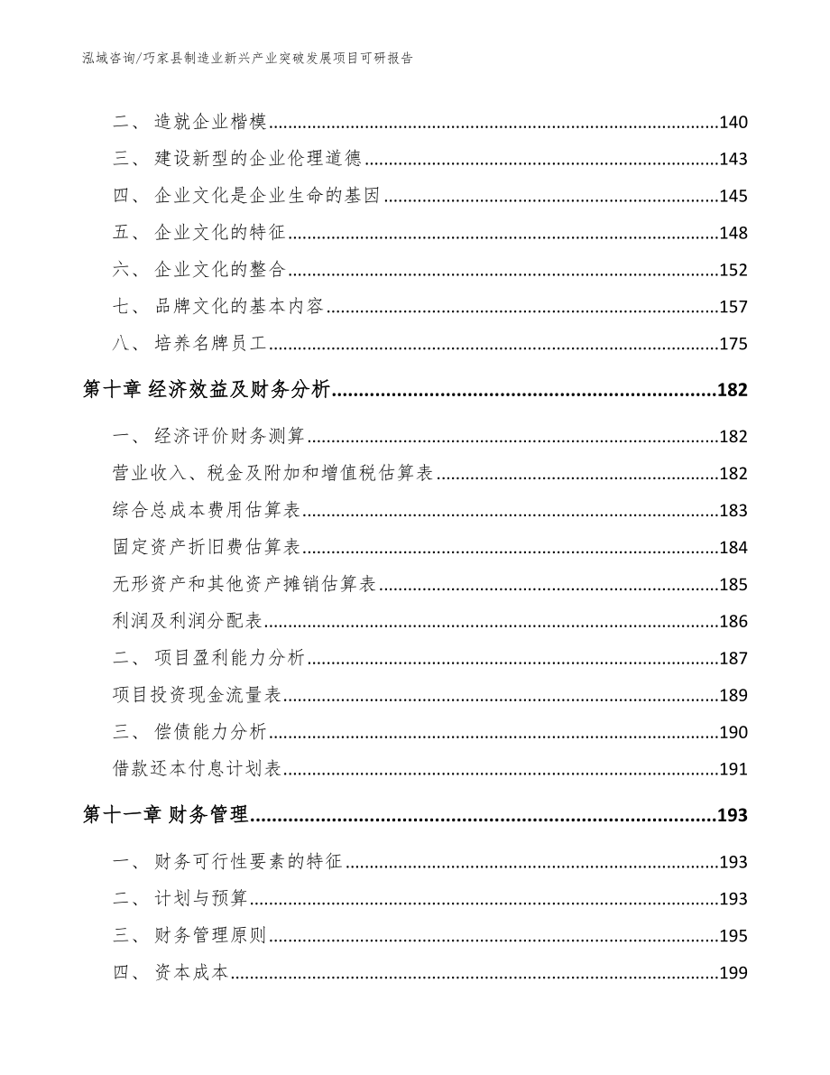 巧家县制造业新兴产业突破发展项目可研报告_第4页