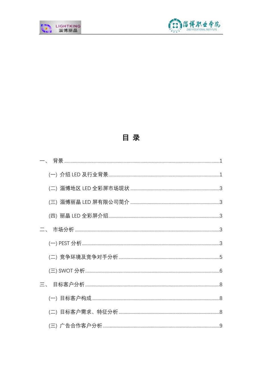 丽晶LED有限公司营销策划案_第3页