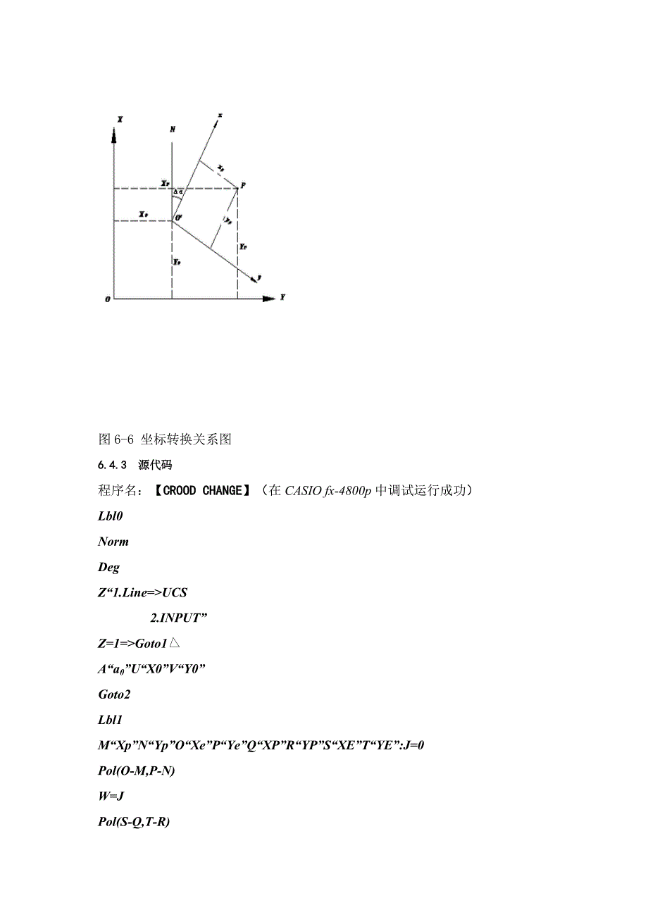 平面坐标系转换程序.doc_第2页