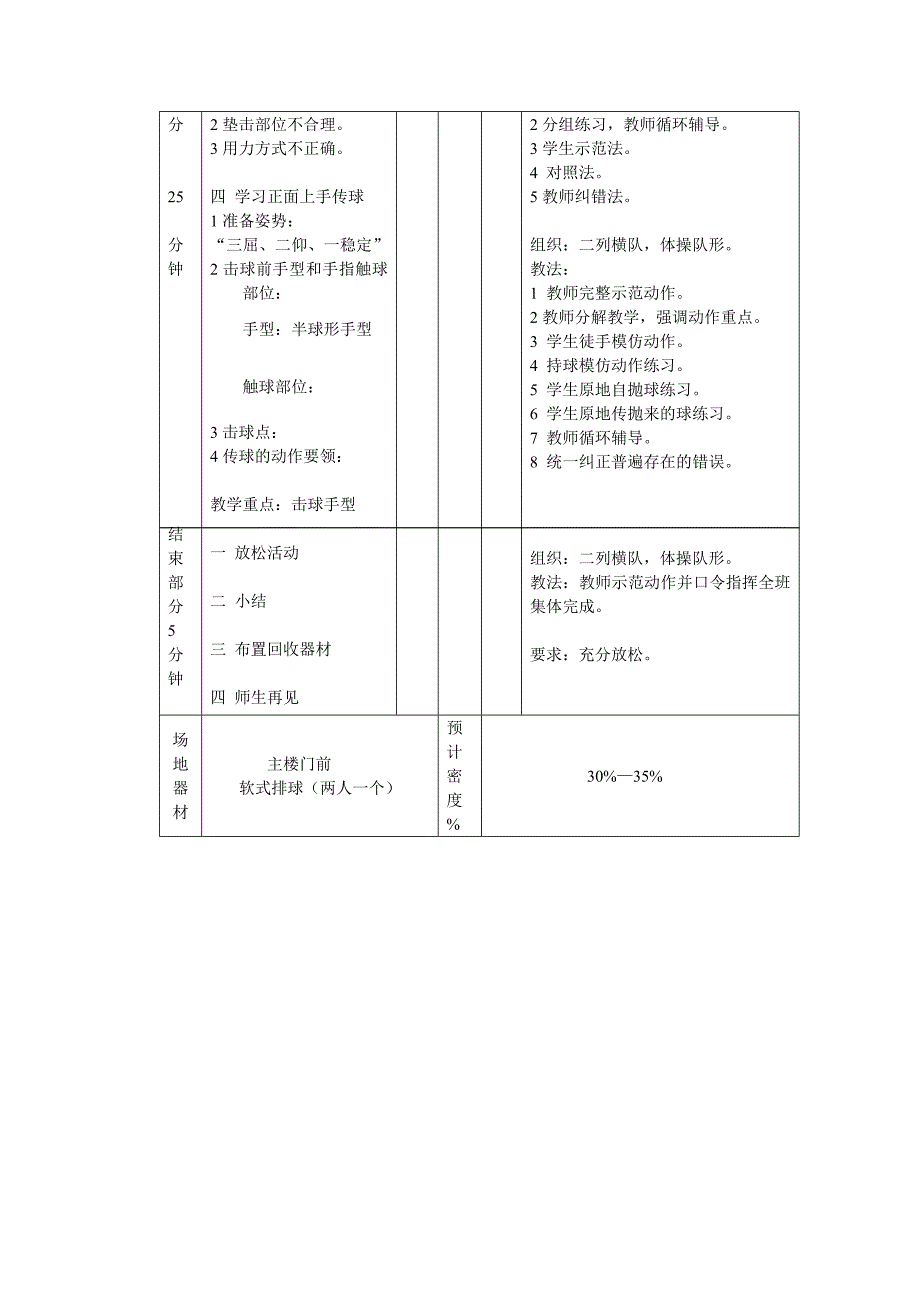 小学软式排球教案_第4页