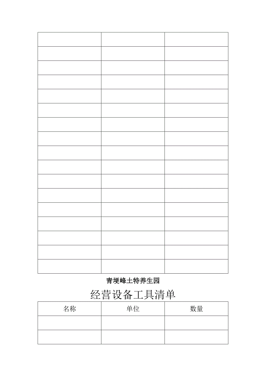 申领食品流通许可证经营设备工具清单_第2页